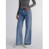 imageTrendy Queen Womens Baggy Jeans Wide Leg Denim Pants Boyfriend Loose Streetwear Trousers Fall Fashion y2k Outfits 2025Blue