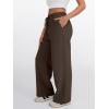 imageTrendy Queen Womens Wide Leg Sweatpants High Waisted Baggy Lounge Pants Drawstring Athletic Flared Joggers with PocketsBrown