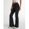 imageTrendy Queen Women Flare Yoga Pants Y2k Leggings High Waisted Workout Pant Fall Fashion 2025Black
