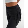 imageTrendy Queen Women Flare Yoga Pants Y2k Leggings High Waisted Workout Pant Fall Fashion 2025Black