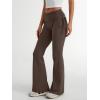 imageTrendy Queen Women Flare Yoga Pants Y2k Leggings High Waisted Workout Pant Fall Fashion 2025Brown