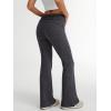 imageTrendy Queen Women Flare Yoga Pants Y2k Leggings High Waisted Workout Pant Fall Fashion 2025Charcoal