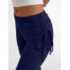 imageTrendy Queen Women Flare Yoga Pants Y2k Leggings High Waisted Workout Pant Fall Fashion 2025Navy