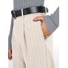 imageTrendy Queen Womens Wide Leg Dress Pants High Waisted Slacks Dressy Work Trousers with PocketsApricot