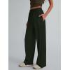 imageTrendy Queen Womens Wide Leg Pants Sweatpants Comfy Lounge Fit Loose Flowy Pants Fall Fashion Clothes Outfits 2025Armygreen