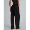 imageTrendy Queen Womens Wide Leg Pants Sweatpants Comfy Lounge Fit Loose Flowy Pants Fall Fashion Clothes Outfits 2025Black