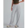 imageTrendy Queen Womens Wide Leg Pants Sweatpants Comfy Lounge Fit Loose Flowy Pants Fall Fashion Clothes Outfits 2025Grey