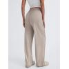 imageTrendy Queen Womens Wide Leg Pants Sweatpants Comfy Lounge Fit Loose Flowy Pants Fall Fashion Clothes Outfits 2025Khaki