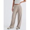 imageTrendy Queen Womens Wide Leg Pants Sweatpants Comfy Lounge Fit Loose Flowy Pants Fall Fashion Clothes Outfits 2025Khaki