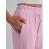 imageTrendy Queen Womens Wide Leg Pants Sweatpants Comfy Lounge Fit Loose Flowy Pants Fall Fashion Clothes Outfits 2025Pink