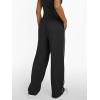 imageTrendy Queen Womens Wide Leg Sweatpants Baggy Lounge Pants with Pockets High Waisted Track Drawstring JoggersBlack
