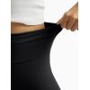 imageTrendy Queen Womens Wide Leg Yoga Pants Bootcut Workout Flare Leggings Trendy High Waisted Fold Over 2024 Fall OutfitsBlack