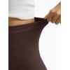 imageTrendy Queen Womens Wide Leg Yoga Pants Bootcut Workout Flare Leggings Trendy High Waisted Fold Over 2024 Fall OutfitsBrown
