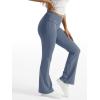 imageTrendy Queen Womens Wide Leg Yoga Pants Bootcut Workout Flare Leggings Trendy High Waisted Fold Over 2024 Fall OutfitsHazeblue