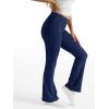 imageTrendy Queen Womens Wide Leg Yoga Pants Bootcut Workout Flare Leggings Trendy High Waisted Fold Over 2024 Fall OutfitsNavy