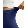 imageTrendy Queen Womens Wide Leg Yoga Pants Bootcut Workout Flare Leggings Trendy High Waisted Fold Over 2024 Fall OutfitsNavy