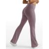 imageTrendy Queen Womens Wide Leg Yoga Pants Bootcut Workout Flare Leggings Trendy High Waisted Fold Over 2024 Fall OutfitsPurple