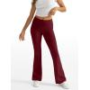 imageTrendy Queen Womens Wide Leg Yoga Pants Bootcut Workout Flare Leggings Trendy High Waisted Fold Over 2024 Fall OutfitsWinered