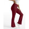 imageTrendy Queen Womens Wide Leg Yoga Pants Bootcut Workout Flare Leggings Trendy High Waisted Fold Over 2024 Fall OutfitsWinered