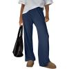 imageTrendy Queen Womens Wide Leg Pants Sweatpants Comfy Lounge Fit Loose Flowy Pants Fall Fashion Clothes Outfits 2025Navy