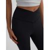 imageTrendy Queen Flare Leggings for Women Wide Leg Yoga Pants V Crossover High Waisted Bootcut Work Pants Fall Outfits 2024Black