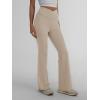 imageTrendy Queen Flare Leggings for Women Wide Leg Yoga Pants V Crossover High Waisted Bootcut Work Pants Fall Outfits 2024Khaki