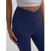 imageTrendy Queen Flare Leggings for Women Wide Leg Yoga Pants V Crossover High Waisted Bootcut Work Pants Fall Outfits 2024Navy
