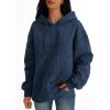 imageTrendy Queen Women Hoodies Fleece Sweatshirts Long Sleeve Pullover Jackets Fall Fashion with Pocket 2025 Y2k ClothesBlue