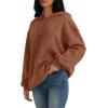 imageTrendy Queen Women Hoodies Fleece Sweatshirts Long Sleeve Pullover Jackets Fall Fashion with Pocket 2025 Y2k ClothesBrown
