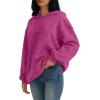imageTrendy Queen Women Hoodies Fleece Sweatshirts Long Sleeve Pullover Jackets Fall Fashion with Pocket 2025 Y2k ClothesHot Pink