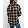 imageTrendy Queen Women Shackets Long Sleeve Flannel Shirts Button Down Blouse Plaid Tops Fall Outfits Fashion Winter Jackets 2024Khaki
