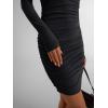 imageTrendy Queen Womens Dresses Casual Fall Bodycon Mini Dress Long Sleeve Fall Outfits Dating Y2k Clothes Fashion 2025Black