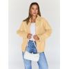 imageTrendy Queen Womens Leather Jackets Oversized Faux Motorcycle Plus Size Moto Biker Coat Fall Outfits Fashion Clothes 2025Khaki
