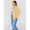 imageTrendy Queen Womens Leather Jackets Oversized Faux Motorcycle Plus Size Moto Biker Coat Fall Outfits Fashion Clothes 2025Khaki