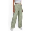 imageTrendy Queen Womens Striped Pants Linen Wide Leg Trousers Casual Slacks Fall Fashion Y2k Outfits 2025Green