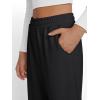 imageTrendy Queen Womens Wide Leg Sweatpants Baggy Y2K High Waisted Joggers Fall Fashion Clothes with Pockets 2025Black