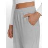 imageTrendy Queen Womens Wide Leg Sweatpants Baggy Y2K High Waisted Joggers Fall Fashion Clothes with Pockets 2025Grey