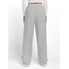 imageTrendy Queen Womens Wide Leg Sweatpants Baggy Y2K High Waisted Joggers Fall Fashion Clothes with Pockets 2025Grey
