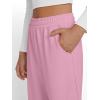 imageTrendy Queen Womens Wide Leg Sweatpants Baggy Y2K High Waisted Joggers Fall Fashion Clothes with Pockets 2025Pink