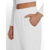 imageTrendy Queen Womens Wide Leg Sweatpants Baggy Y2K High Waisted Joggers Fall Fashion Clothes with Pockets 2025White