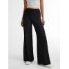 imageTrendy Queen Womens Wide Leg Yoga Pants Palazzo Fall Work Flowy Casual Pants Stretchy Bussiness OutfitsBlack