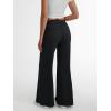 imageTrendy Queen Womens Wide Leg Yoga Pants Palazzo Fall Work Flowy Casual Pants Stretchy Bussiness OutfitsBlack