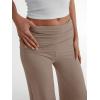 imageTrendy Queen Womens Wide Leg Yoga Pants Palazzo Fall Work Flowy Casual Pants Stretchy Bussiness OutfitsCoffee