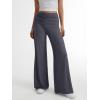 imageTrendy Queen Womens Wide Leg Yoga Pants Palazzo Fall Work Flowy Casual Pants Stretchy Bussiness OutfitsDark Grey