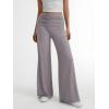 imageTrendy Queen Womens Wide Leg Yoga Pants Palazzo Fall Work Flowy Casual Pants Stretchy Bussiness OutfitsLight Grey