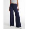imageTrendy Queen Womens Wide Leg Yoga Pants Palazzo Fall Work Flowy Casual Pants Stretchy Bussiness OutfitsNavy Blue