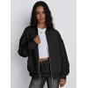 imageTrendy Queen Womens Zip Up Sweatshirts Jackets Oversized Fall Outfits Winter Clothes Hoodies with Pockets Y2k 2024 FashionBlack