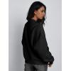 imageTrendy Queen Womens Zip Up Sweatshirts Jackets Oversized Fall Outfits Winter Clothes Hoodies with Pockets Y2k 2024 FashionBlack