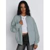 imageTrendy Queen Womens Zip Up Sweatshirts Jackets Oversized Fall Outfits Winter Clothes Hoodies with Pockets Y2k 2024 FashionLightgreen