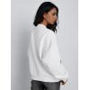 imageTrendy Queen Womens Zip Up Sweatshirts Jackets Oversized Fall Outfits Winter Clothes Hoodies with Pockets Y2k 2024 FashionWhite